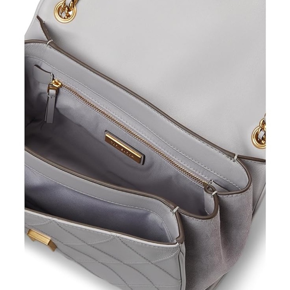 Tory Burch Fleming Soft Convertible Shoulder Bag – Bay Gray - Picture 16 of 16